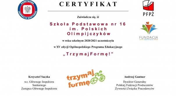 certyfikat
